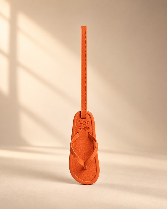 FlipFlop Charm in the NOT TOYS sand studio