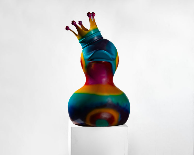 Hand-painted resin art toy duck by Design Avenue