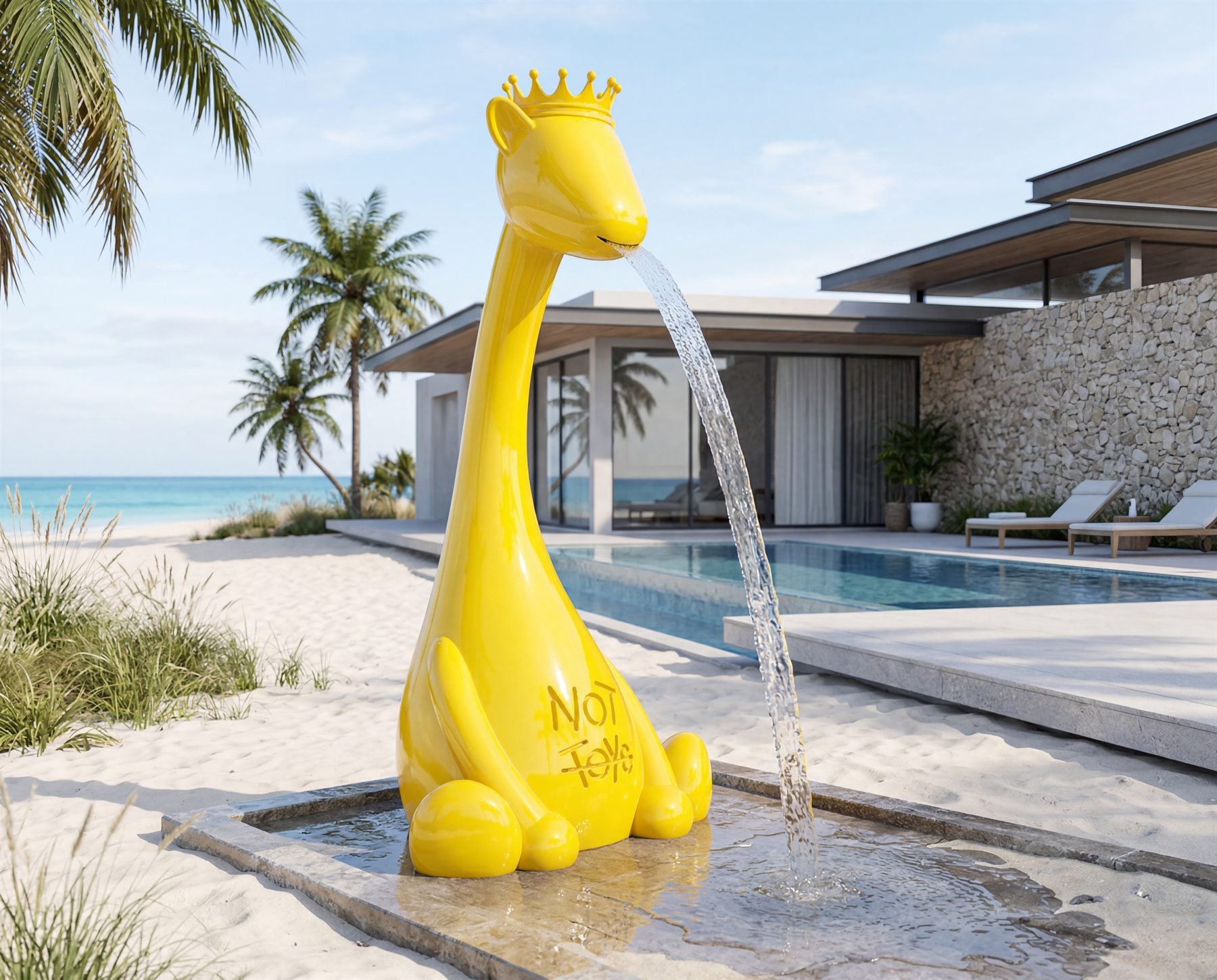 Sky Shower outdoor sculpture for NOTTOYS X Studio Five